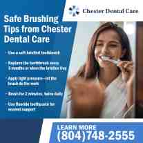 Professional teeth cleaning at Chester Dental Care.