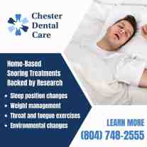 Man sleeping in bed. Chester Dental Care offers home-based snoring treatments.