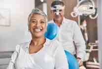 Person smiling after receiving a CEREC crown at Chester Dental Care in Chester, VA